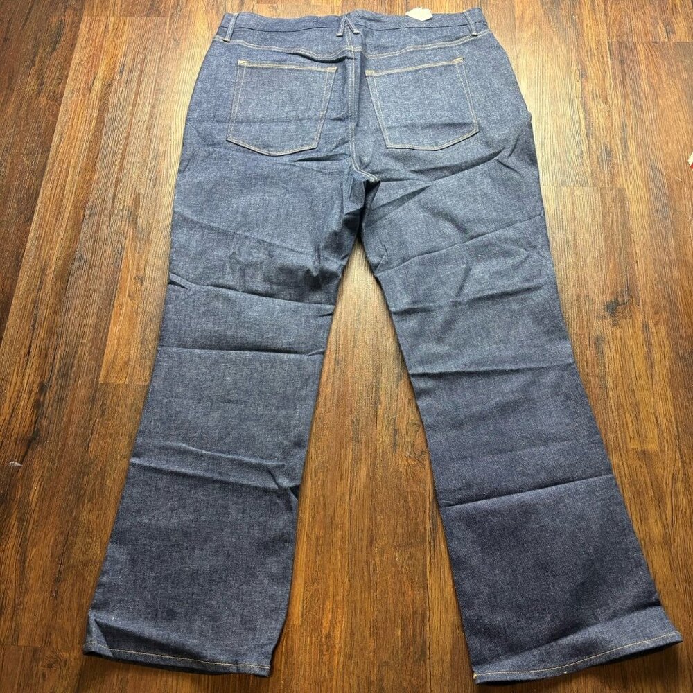 Good American x Calik Denim Boot Cut High Rise Jeans Dark Wash Women’s 28-32 - Picture 2 of 14